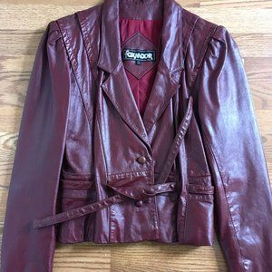 Vintage 70s Puff Sleeved Leather Jacket